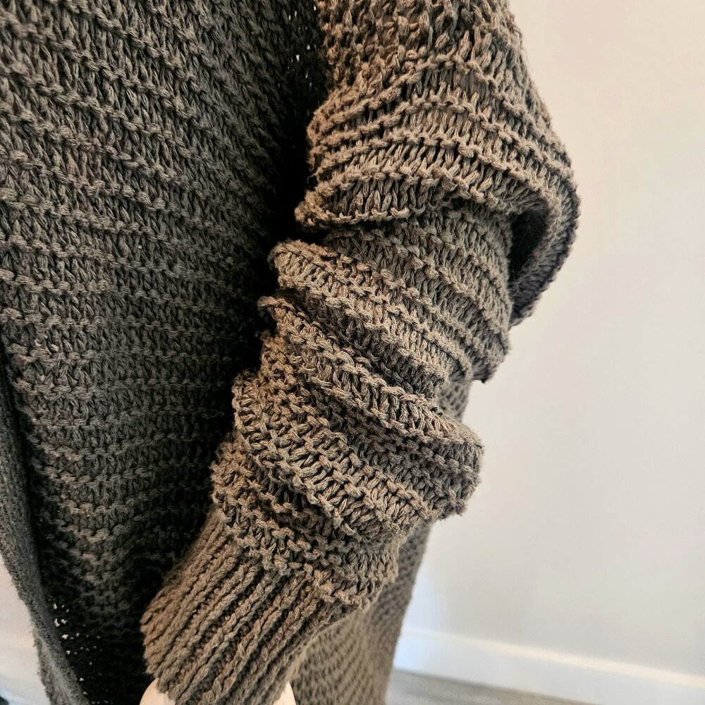 Aerie Womens Green, Knitted, Long Cardigan S / M